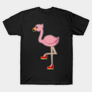 Flamingo High heels T-Shirt